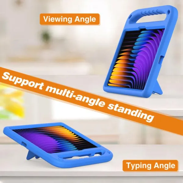 KIDDO Detský obal pre Xiaomi Pad 7 / Pad 7 Pro / Pad 8 / Pad 8 Pro modrý