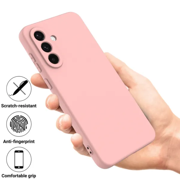 RUBBER Ochranný kryt pre Samsung Galaxy A26 ružový