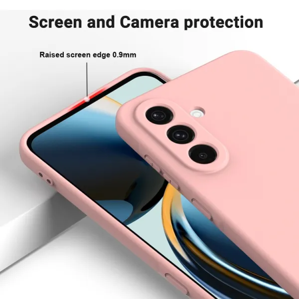 RUBBER Ochranný kryt pre Samsung Galaxy A26 ružový