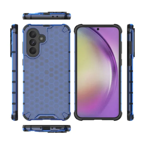 HONEYCOMB Ochranný kryt Samsung Galaxy A36 modrý