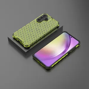 HONEYCOMB Ochranný kryt Samsung Galaxy A36 zelený