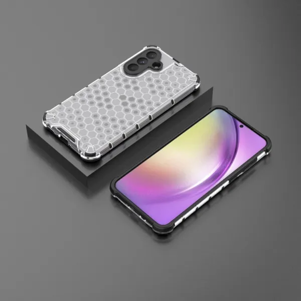 HONEYCOMB Ochranný kryt Samsung Galaxy A36 priehľadný