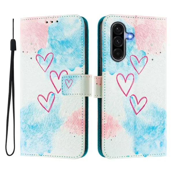 ART Peňaženkový kryt pre Samsung Galaxy A36 LOVE PATERN