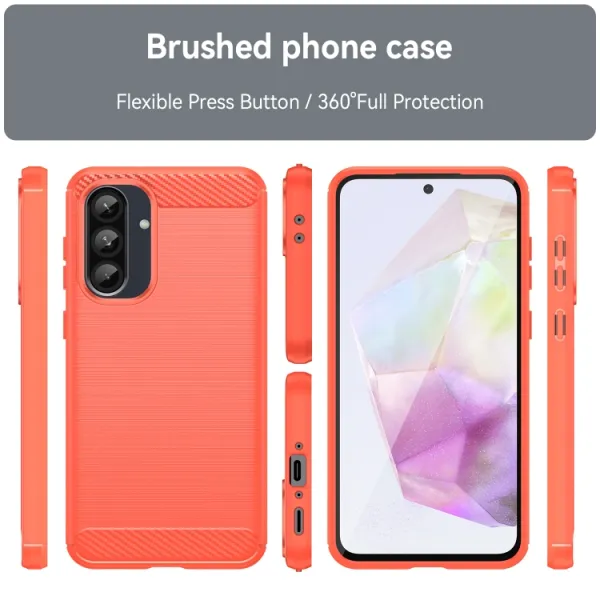 FLEXI TPU Ochranný kryt Samsung Galaxy A36 červený