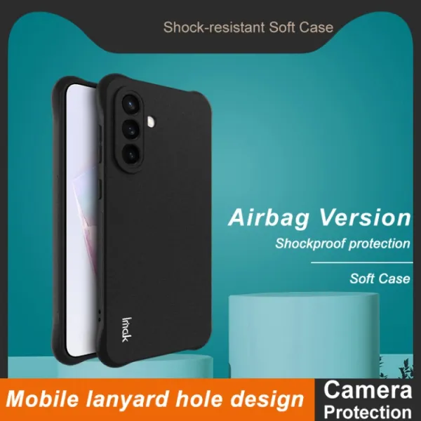 IMAK AIRBAG Extra odolný kryt Samsung Galaxy A36 MATTE BLACK