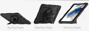 SOLID 360 Obal Samsung Galaxy Tab A8 (SM-X205 / SM-X200) čierny