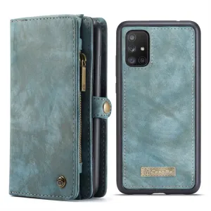 WALLET Ochranný kryt s peňaženkou 2v1 pre Samsung Galaxy A51 modrý
