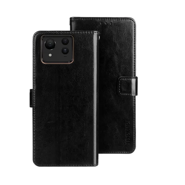 IDEWEI Peňaženkový kryt Asus Zenfone 11 Ultra čierny