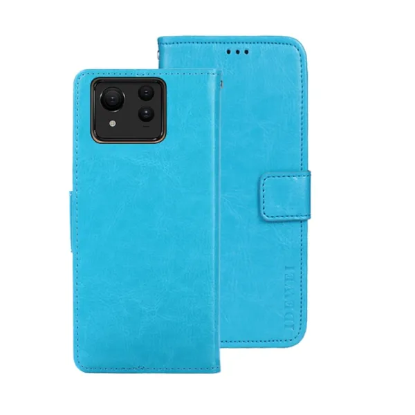 IDEWEI Peňaženkový kryt Asus Zenfone 11 Ultra svetlomodrý