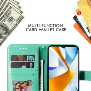 ART MANDALA Peňaženkové puzdro Xiaomi Poco C40 zelené