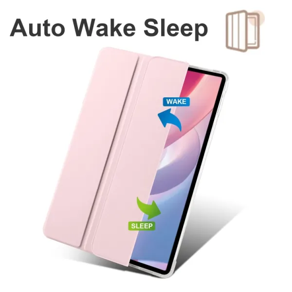 CRYSTAL Zaklápacie puzdro Xiaomi Redmi Pad Pro / Pad Pro 5G svetloružové