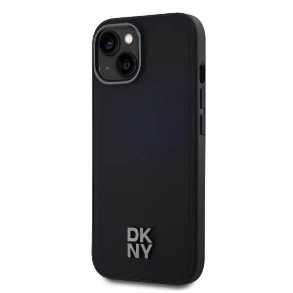DKNY PU LEATHER Ochranný kryt Apple iPhone 14 čierny