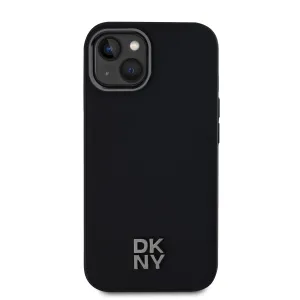 DKNY PU LEATHER Ochranný kryt Apple iPhone 14 čierny