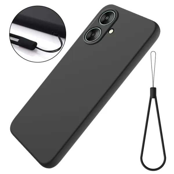 RUBBER Ochranný kryt pre Xiaomi Redmi 13C 5G čierny