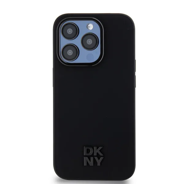 DKNY PU LEATHER Ochranný kryt Apple iPhone 14 Pro Max čierny