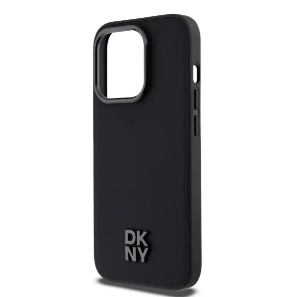 DKNY PU LEATHER Ochranný kryt Apple iPhone 14 Pro Max čierny