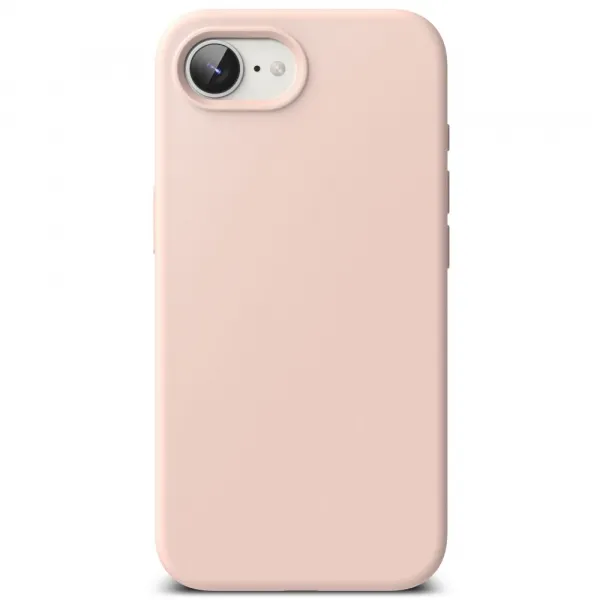RINGKE SILICONE MAGSAFE Ochranný kryt Apple iPhone 16e / iPhone 17e PINK SAND