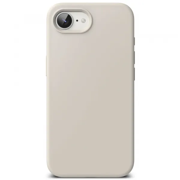 RINGKE SILICONE MAGSAFE Ochranný kryt Apple iPhone 16e / iPhone 17e STONE