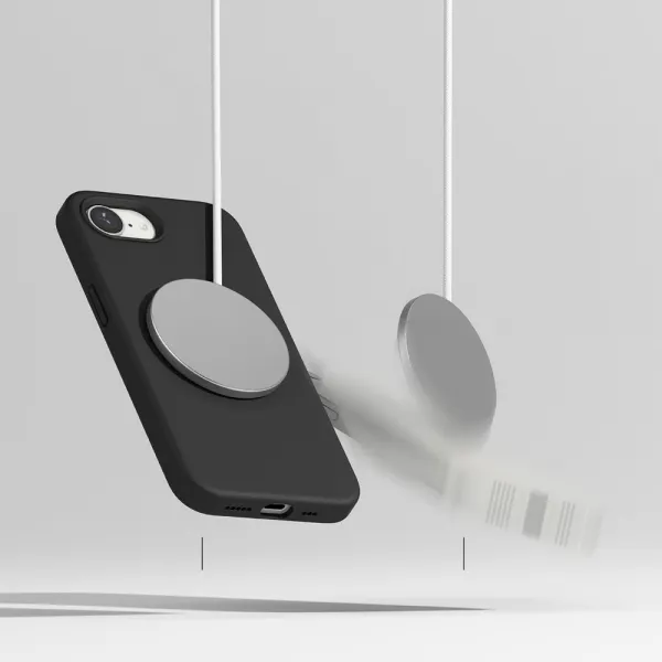 RINGKE SILICONE MAGSAFE Ochranný kryt Apple iPhone 16e / iPhone 17e BLACK