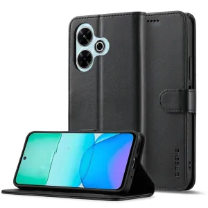 IMEEKE Peňaženkový obal pre Xiaomi Redmi 13 čierny
