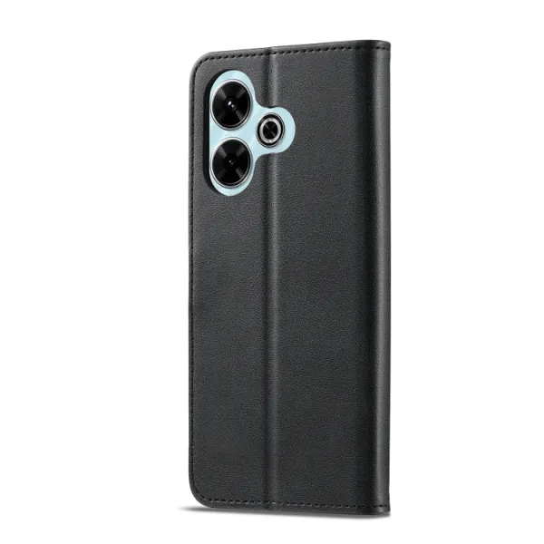 IMEEKE Peňaženkový obal pre Xiaomi Redmi 13 čierny