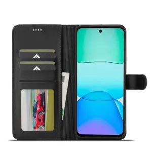 IMEEKE Peňaženkový obal pre Xiaomi Redmi 13 čierny
