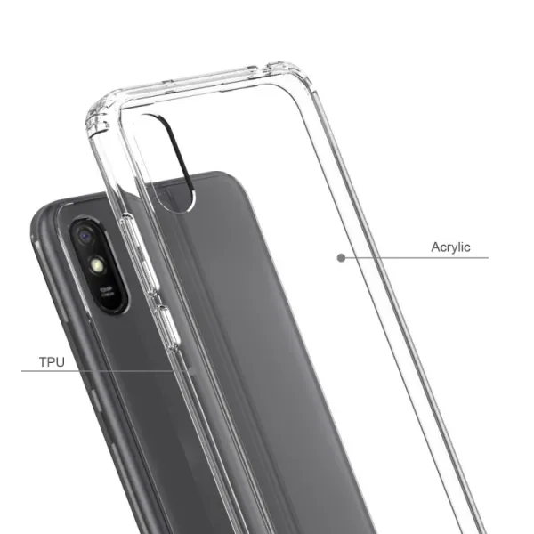 SHOCK Extra odolný kryt Xiaomi Redmi 9A / 9AT priehľadný