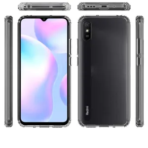 SHOCK Extra odolný kryt Xiaomi Redmi 9A / 9AT priehľadný