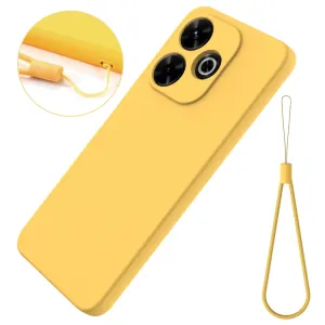 RUBBER Ochranný obal pre Xiaomi Redmi 13 žltý