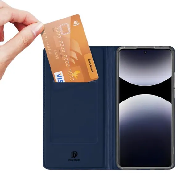 DUX Zaklápacie puzdro pre Xiaomi Redmi Note 14 Pro modré