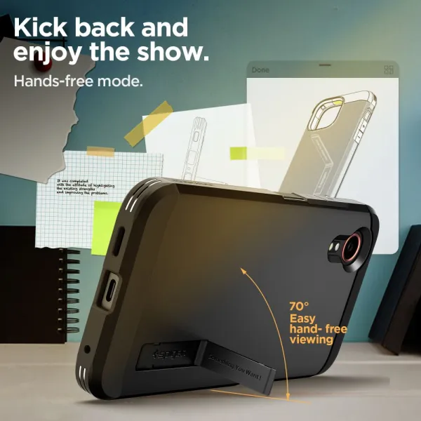 SPIGEN TOUGH ARMOR Ochranný kryt pre Samsung Galaxy Xcover 7 čierny