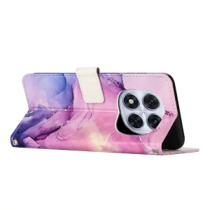 ART MARBLE Peňaženkový kryt pre Xiaomi Redmi Note 14 Pro 5G / Poco X7 PURPLE