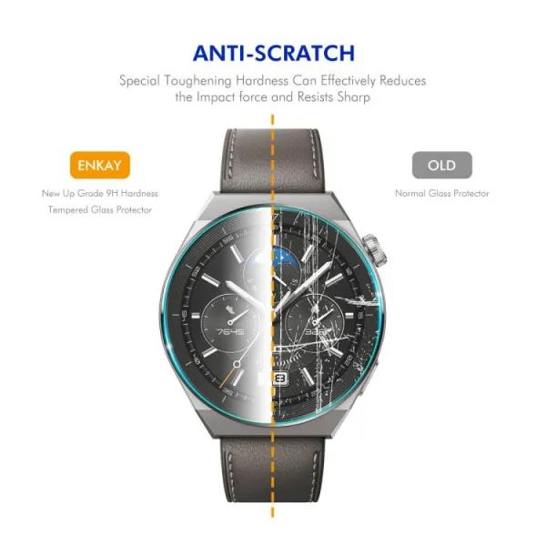 ENKAY 2x Tvrdené sklo pre hodinky Garmin Instinct E 40mm