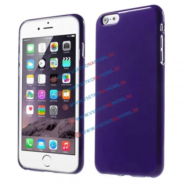 JELLY Ochranný silikónový obal Apple iPhone 6 / 6S fialový