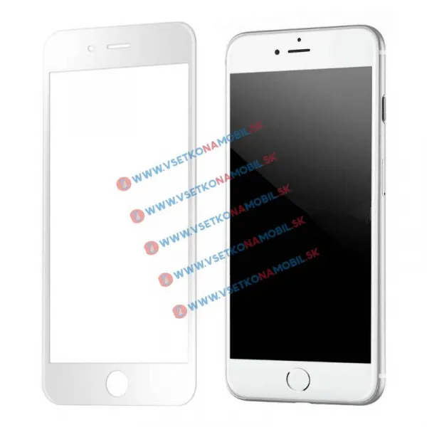 REMAX Silikónový obal + 3D ochranné sklo Apple iPhone 7 / iPhone 8 biele