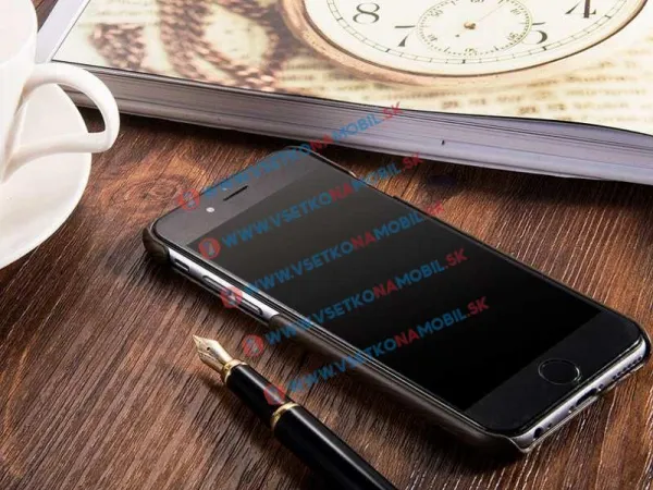 Plastový obal Apple iPhone 6 / 6S WOOD tmavý
