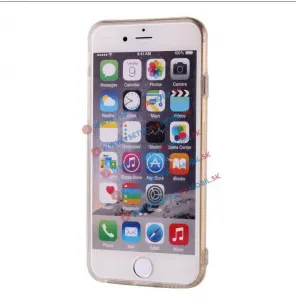 Zrkadlový silikónový obal iPhone 6 / 6S strieborný