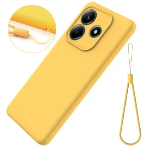 RUBBER Ochranný obal pre Xiaomi Redmi Note 14 5G žltý