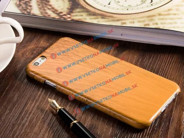 Plastový obal Apple iPhone 6 / 6S WOOD light