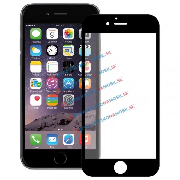 3D Tvrdené sklo Apple iPhone 6 Plus / 6S Plus čierne