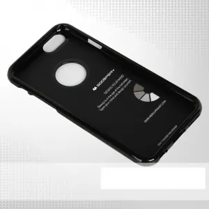 MERCURY JELLY gumený obal Apple iPhone 6 / 6S čierny