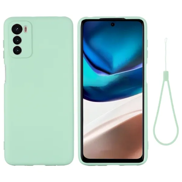RUBBER Ochranný kryt Motorola Moto G42 zelený