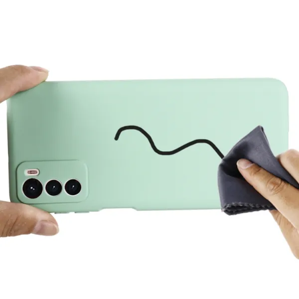 RUBBER Ochranný kryt Motorola Moto G42 zelený