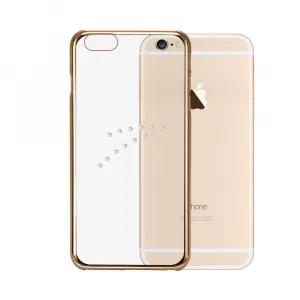 X-FITTED SWAROVSKI obal Apple iPhone 6 / 6S zlatý (0001)
