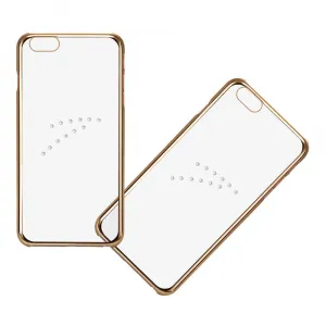 X-FITTED SWAROVSKI obal Apple iPhone 6 / 6S zlatý (0001)