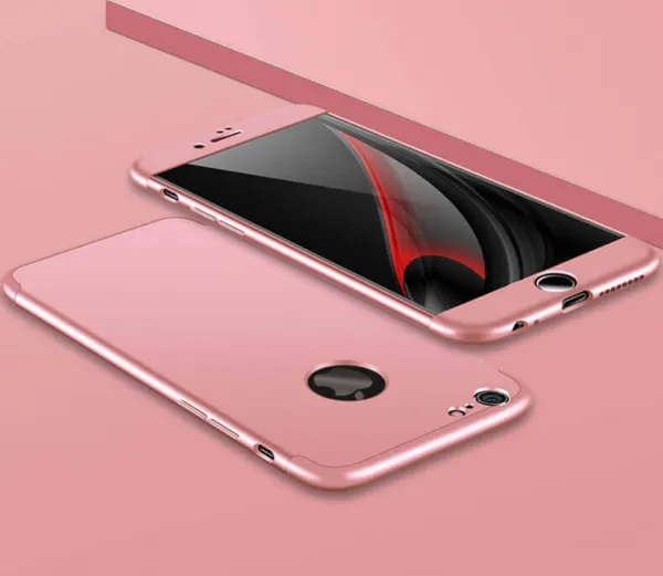 360° Ochranný obal Apple iPhone 6 / 6S ružový