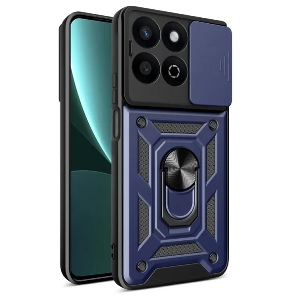 RING CAMERA Kryt s držiakom pre Honor 200 Smart 5G modrý
