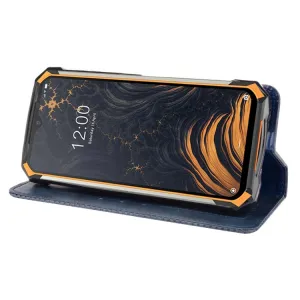 BUSINESS Peňaženkový kryt pre Doogee S88 Pro / S88 Plus modrý