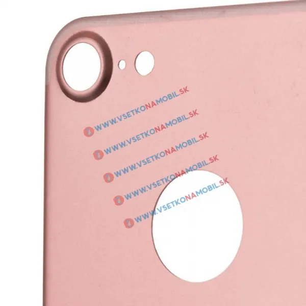3D ALU Temperované sklo (PREDNÉ + ZADNÉ) Apple iPhone 7 ružové