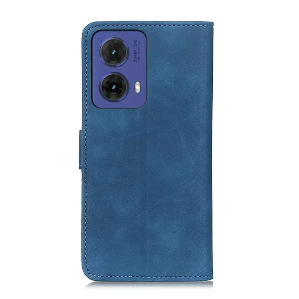 KHAZNEH RETRO Zaklápacie puzdro pre Motorola Moto G85 5G modré